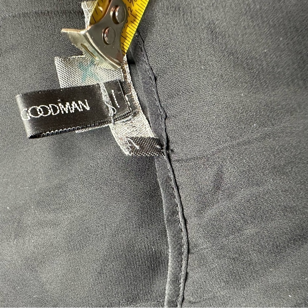 Vince Black Silk Sleeveless Mini Shift Dress Lined XS Bergdorf Goodman - Picture 10 of 10